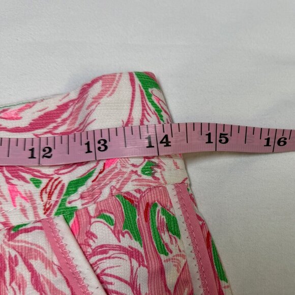 Lilly Pulitzer Callahan Shorts – Tropical Coastal Flamingos – Size 000 – EUC - Picture 10 of 12